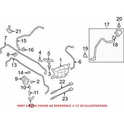 Audi Evaporative Emissions System Lines 8K0201997AM